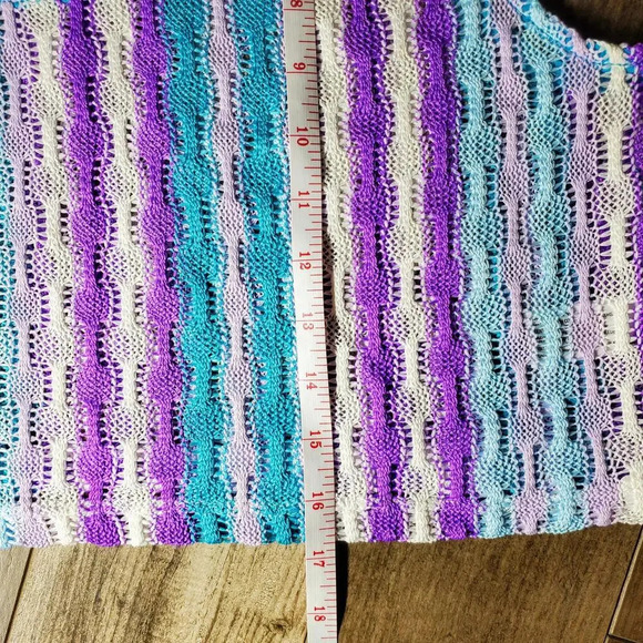 NWT Wild Fable Multicolor Cool Openwork Swing Tank Top Women's Size Large - Picture 12 of 15